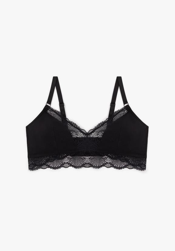 Bralette Stipa Zwart from Shop Like You Give a Damn