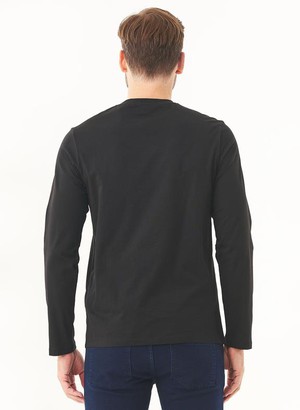 Longsleeve T-Shirt Zwart from Shop Like You Give a Damn