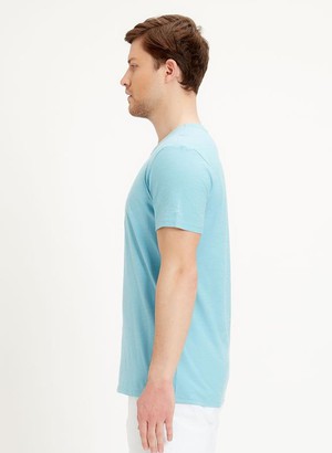 T-Shirt Basic Blauw from Shop Like You Give a Damn
