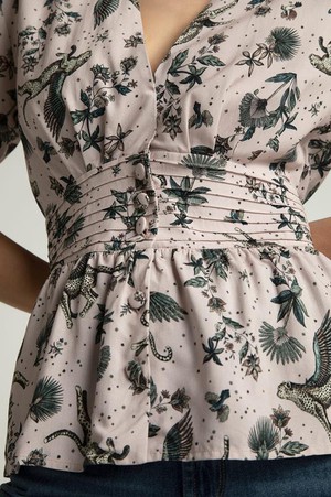 Blouse Lillmor Tropic Cheetah Lichtroze from Shop Like You Give a Damn