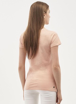 T-Shirt V-Neck Sand Pink from Shop Like You Give a Damn