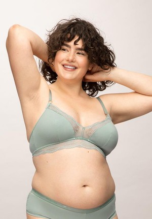 Bralette Stipa Koel Groen from Shop Like You Give a Damn