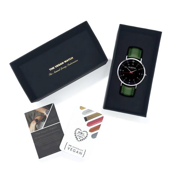 Horloge Moderno Zilver, Zwart & Groen from Shop Like You Give a Damn
