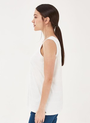 Sleeveless Top White from Shop Like You Give a Damn