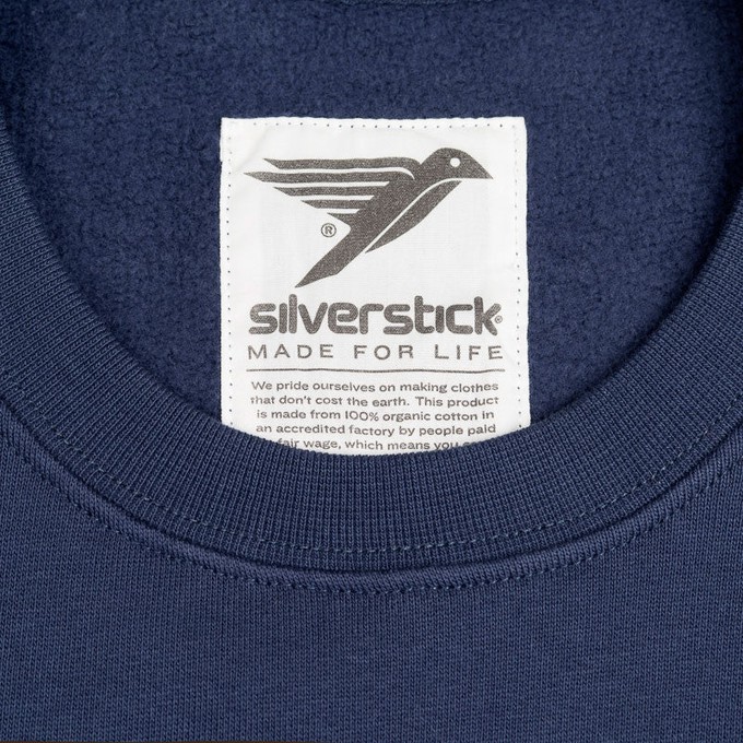 logo organic cotton sweat from Silverstick