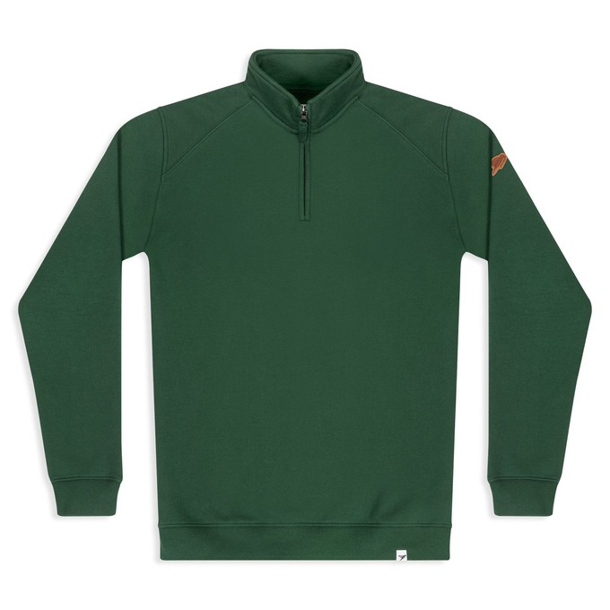 nevis organic cotton quarter zip from Silverstick