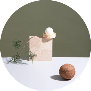 Salt Soap Ball Pine Peppermint from Skin Matter