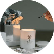 Scented Candle Justice - 60 Hours van Skin Matter