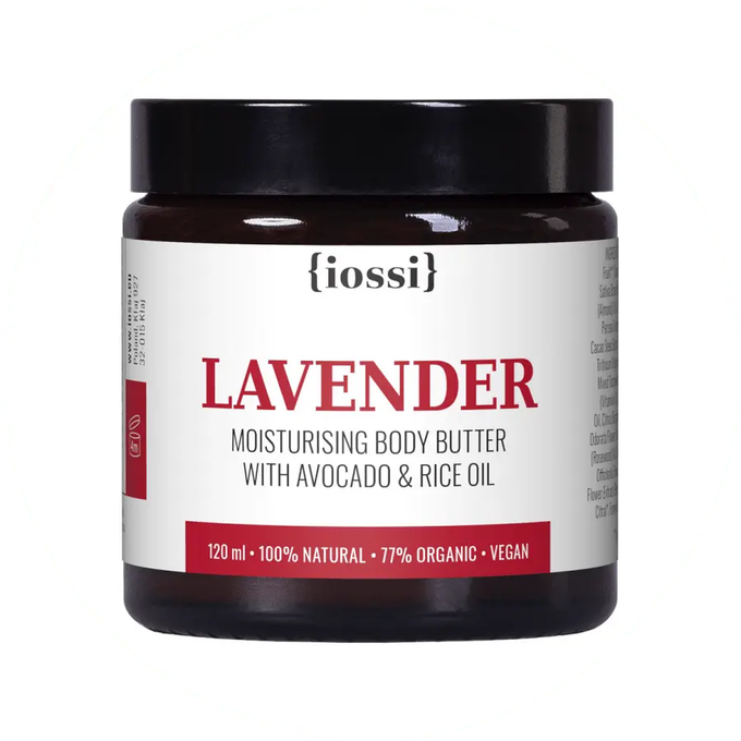 Lavender Moisturising Body Butter with Avocado & Rice Oil from Skin Matter