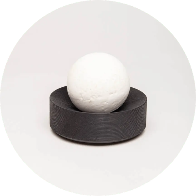 Salt Soap Ball Pine Peppermint from Skin Matter