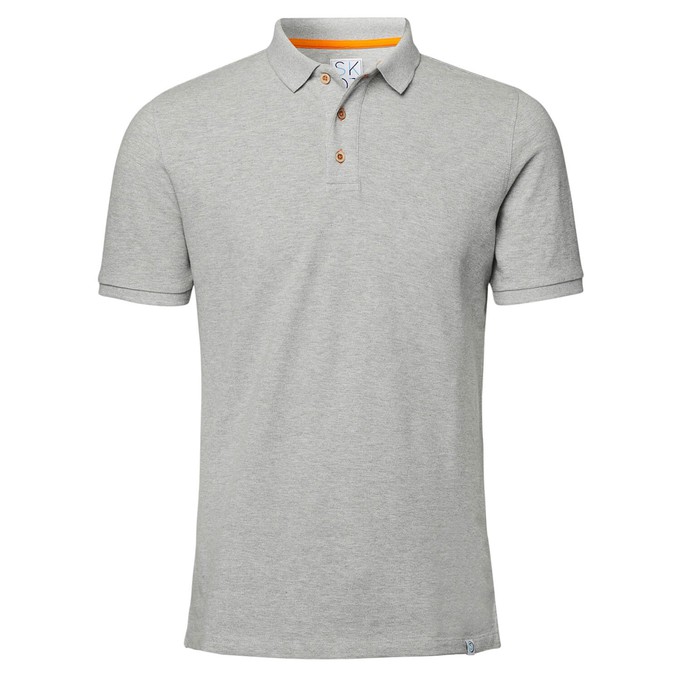 Polo - Duurzaam - Grey Melange from SKOT