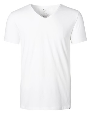 T-shirt Wit V-Hals Heren | 2-pack | Slim Fit from SKOT