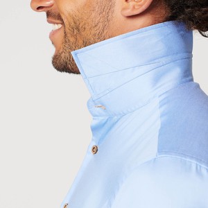 Overhemd - Slim Fit - Circular Blue Contrast - (Laatste voorraad) from SKOT