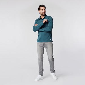 Longsleeve Polo Lange Mouw - Sky from SKOT