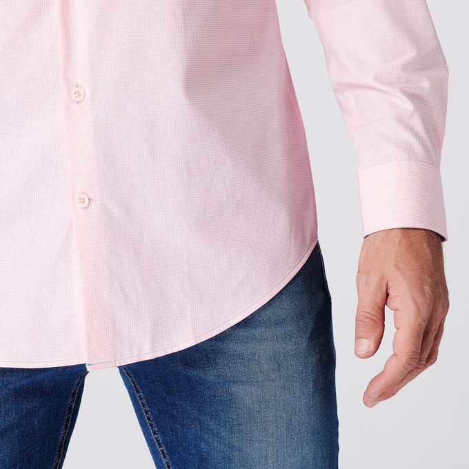 Overhemd - Slim Fit - Checkered Pink from SKOT