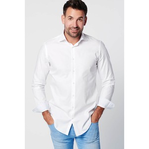 Shirt - Slim Fit - Serious White Contrast from SKOT