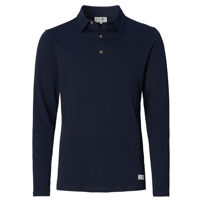 Longsleeve Polo Lange Mouw - Navy from SKOT
