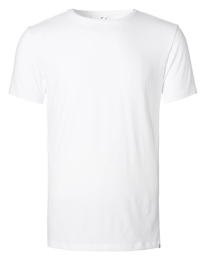 T-shirt Wit Ronde Hals Heren | 2-pack | Slim Fit from SKOT