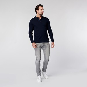Longsleeve Polo Lange Mouw - Navy from SKOT