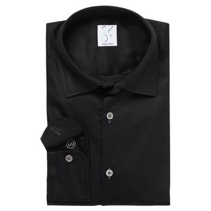 Overhemd - Slim Fit - Circular Black from SKOT