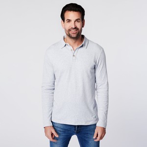 Longsleeve Polo Lange Mouw - Grijs Melange from SKOT