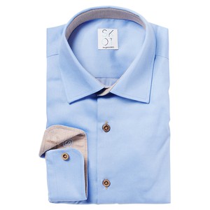 Overhemd - Slim Fit - Circular Blue Contrast from SKOT