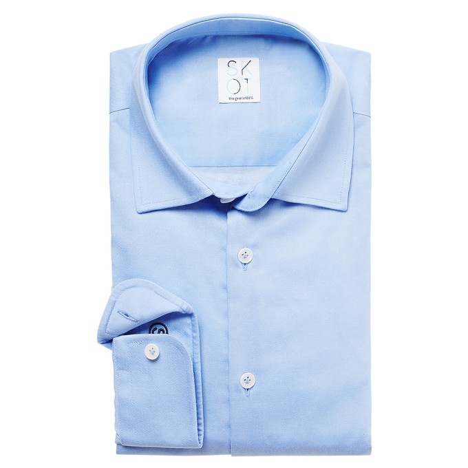 Overhemd - Slim Fit - Circular Blue from SKOT
