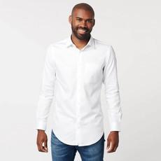 Overhemd - Circular White - Regular Fit - Borstzak via SKOT