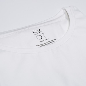 T-shirt Wit Ronde Hals Heren | 2-pack | Slim Fit from SKOT