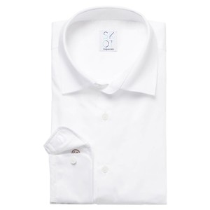 Overhemd - Slim Fit - Mouwlengte 7 - Circular White from SKOT