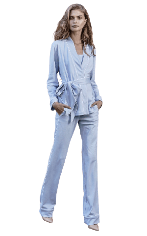 Women's 2-piece Loungewear set in Organic Pima Cotton. from Slow Nature