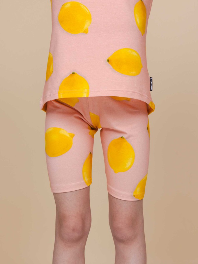 Lemon T-shirt en Bikershorts set Kids from SNURK