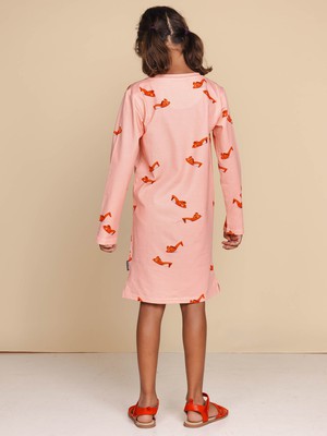 Rode Schoentjes Long Sleeve Dress Kids from SNURK