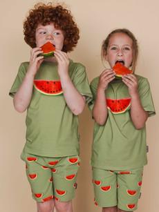 Watermelon T-shirt en Shorts set Kids via SNURK