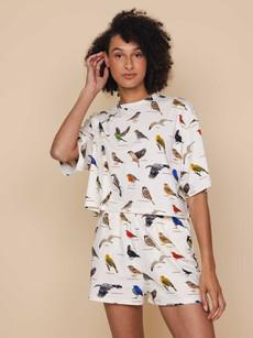 Bird Watching Cropped T-Shirt Dames via SNURK