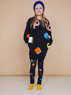 Drop It Sweater Dress en Legging set Kids via SNURK