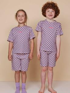 Check T-shirt en Shorts set Kids via SNURK