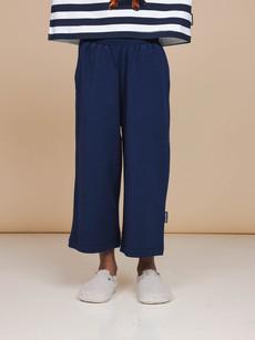 Navy Wijde broek Kids via SNURK