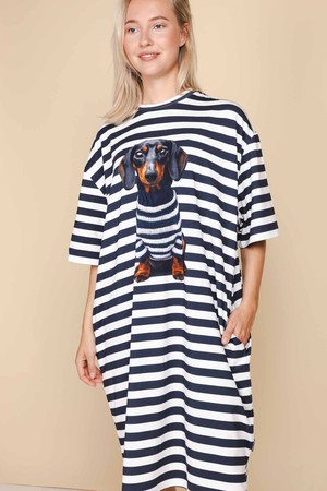 Pierre Relaxed Tee Dress Dames from SNURK