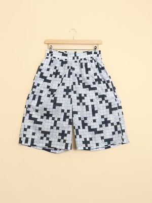 Crossword Wide-Leg Shorts Dames from SNURK