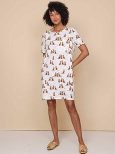 Meerkats T-shirt Dress Dames via SNURK