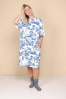 Toile De Modern Joy Relaxed Tee Dress Dames via SNURK