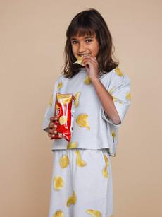 Chips Cropped T-Shirt Kids via SNURK