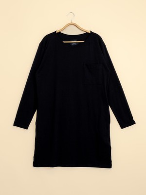 Slow Black Long Sleeve Dress Dames from SNURK