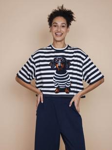 Pierre Cropped T-shirt Dames via SNURK