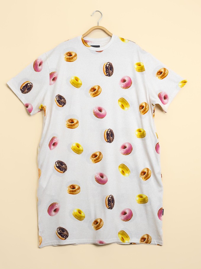 Donuts Relaxed Tee Dress Dames from SNURK