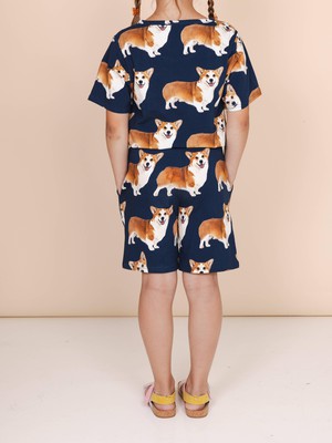 Corgi Navy Korte Broek Kinderen from SNURK