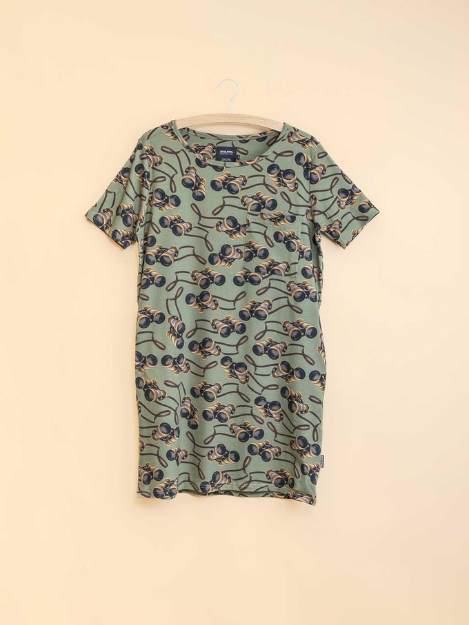 Binoculars T-shirt Dress Dames from SNURK
