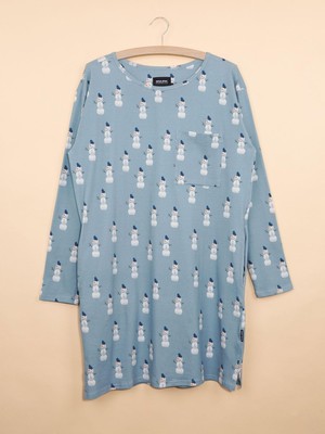 Mr Snowman Long Sleeve Dress Dames from SNURK