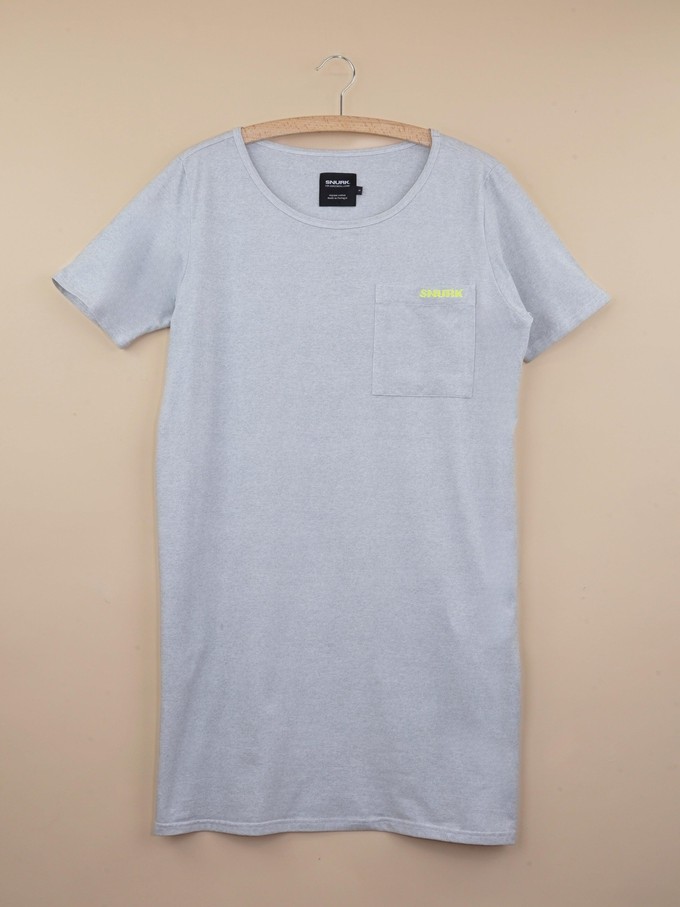 Grey T-shirt Dress Dames from SNURK